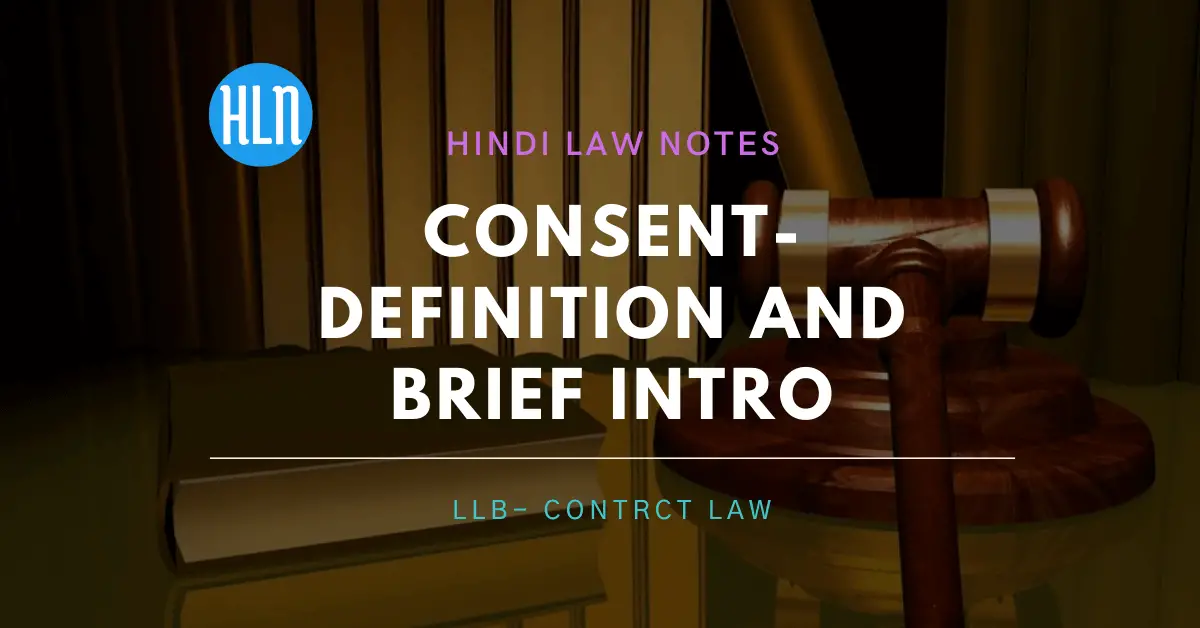 consent contract law